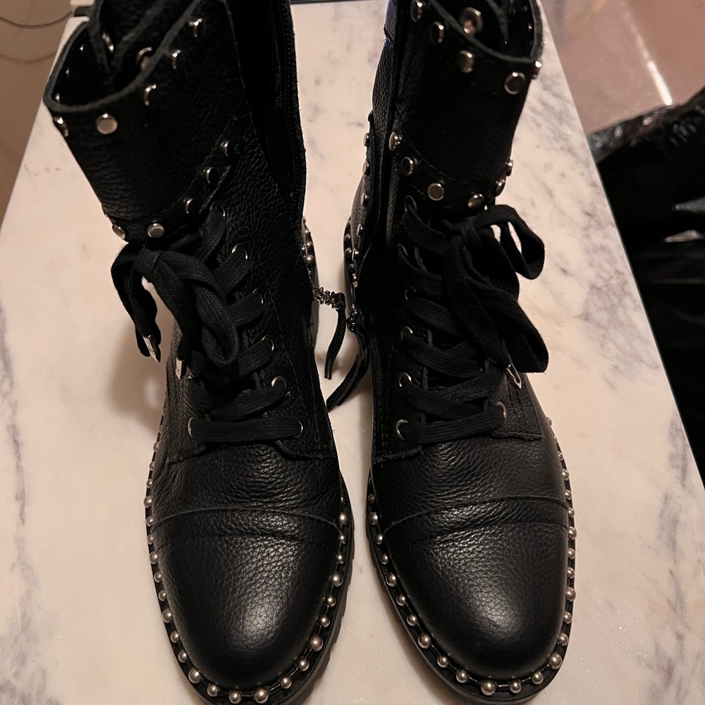 Sam edelman studded combat boots